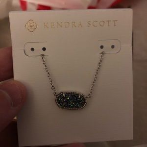 Kendra Scott Elisa Silver Necklace In Multicolor